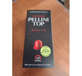 PELLINI TOP ARABICA 100% – NESPRESSO СЪВМЕСТИМИ КАПСУЛИ 10 бр.