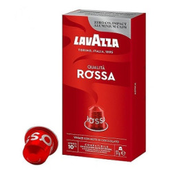 Кафе капсули  LAVAZZA Qualita Rossa 10 бр.  Съвместими с Nespresso, 